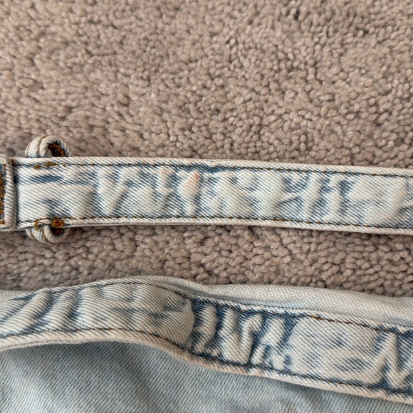 WeWoreWhat Cut-Out Denim Mini Skirt | Size Medium - Picture 8 of 9